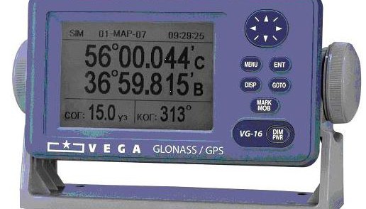 Судовой ГЛОНАСС/GPS приемоиндикатор VEGA VG-16